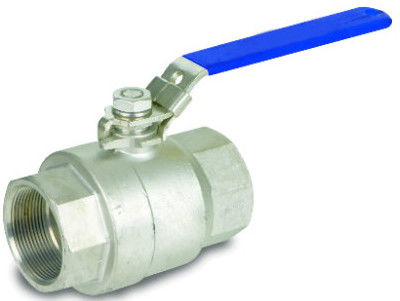 조여진 끝 부유물은 공 벨브 NPT 2PC 투자 주물 ISO 증명서를 운영했습니다